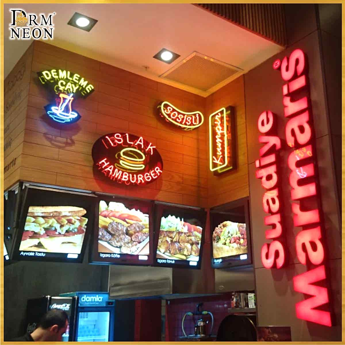 Hamburger Neon